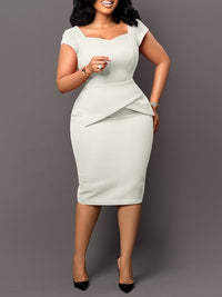 Beautiedoll Square-Neck Bodycon Dress