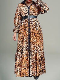 Leopard Shirt Dress