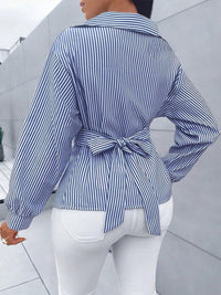 Stripe Tied Shirt