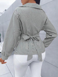 Stripe Tied Shirt