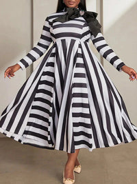 Bowknot Stripe Dress