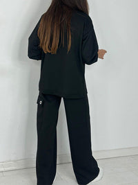 Zip Sweatshirt & Pants Set