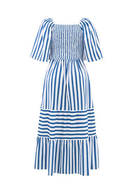 Stripe Ruffle Dress