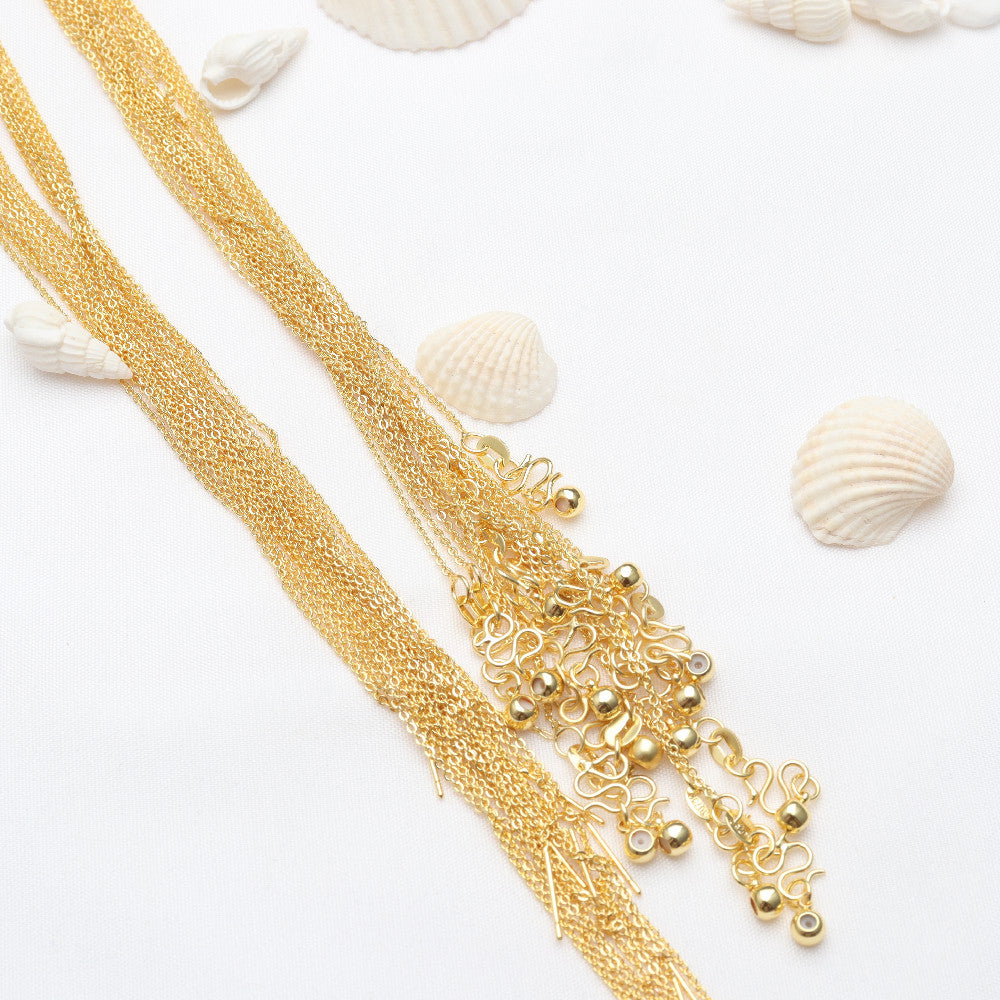 Super Dainty Wrap 14K Necklace