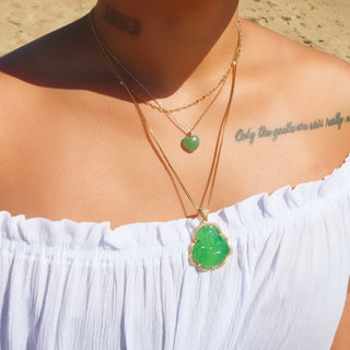 Jade Buddha Necklace