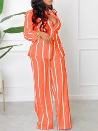 Beautiedoll Stripe Shirt & Pants Set