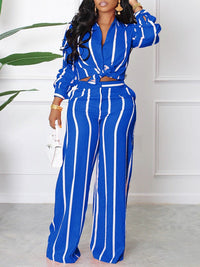 Beautiedoll Stripe Shirt & Pants Set