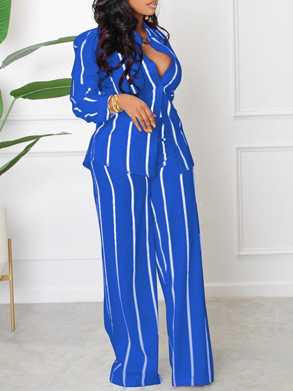 Beautiedoll Stripe Shirt & Pants Set