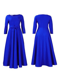 Beautiedoll Solid Tied-Front Dress