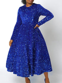 Beautiedoll Sequin Midi Dress