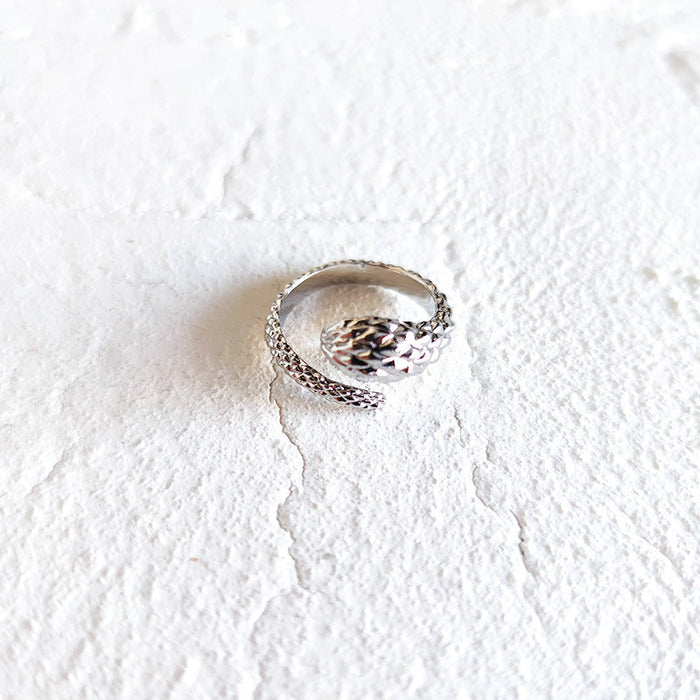 Snake Textured Ring